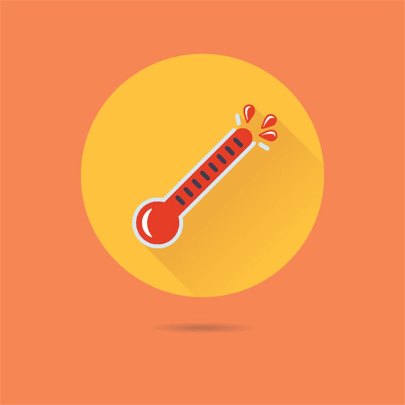 Red Hot Thermometer