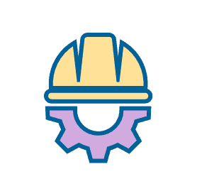 Commercial HVAC services icon.