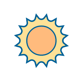 Heating services icon.