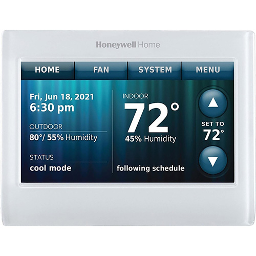 Honeywell IAQ Thermostat.
