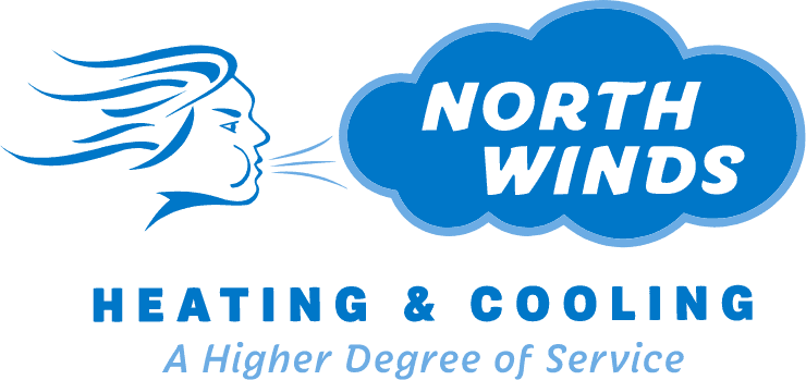 Logo for North Winds Heating & Cooling company in Okemos, Michigan.